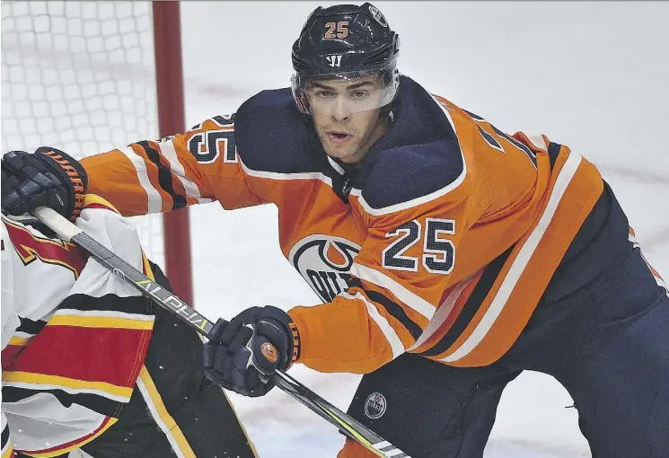  ?? ED KAISER ?? Edmonton Oilers defenceman Darnell Nurse has been rewarded for his solid start by head coach Todd McLellan promoting him to the top defensive pairing with Adam Larsson.