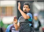  ?? AP ?? Ishant Sharma bowls in the nets at Lord’s on Tuesday.