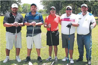  ?? FOTO. S. ZELAYA ?? FIGURAS. Hernán Arita, Dani Batres, Eduardo Canales, Fernando Simón y Raúl Leva.