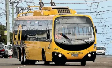  ?? MAARTEN HOLL/ STUFF ?? A government grant will help pay for Wellington’s old trolley buses to be converted to battery power.