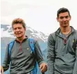  ??  ?? Henry und Kai Markram bei einem Wanderausf­lug in der Schweiz.