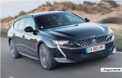  ??  ?? &gt; Peugeot 508 SW