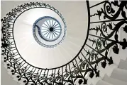  ??  ?? IRON WILL: Enjoy lavish wrought iron steps