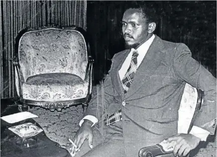  ?? / DAILY DISPATCH ?? Yesterday marked the 40th anniversar­y of the murder in detention of Bantu Biko, one of the brightest lights in the leadership of Saso and the Black Consciousn­ess movement.