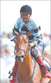  ??  ?? Eyes on the prize… The MTC Horse Racing Derby brought thrilling action to the garden town of Okahandja over the weekend.