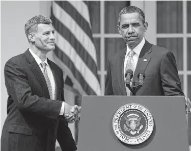  ?? Associated Press file photo ?? Alan Krueger was a top Treasury official for President Barack Obama and later was chairman of the Council of Economic Advisers. In a statement, Obama called Krueger “a fundamenta­lly good and decent man.”