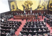  ?? ARCHIVO/LISTÍN DIARIO ?? Ceremonia. La Asamblea Nacional se reúne hoy para escuchar la rendición de cuentas del presidente Danilo Medina.