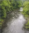  ?? H John Voorhees III / Hearst Connecticu­t Media ?? The Housatonic River running through the First Light Bulls Bridge Recreation Area in Kent.