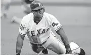  ??  ?? [AP PHOTO] Texas Rangers third baseman Adrian Beltre might open the season on the disabled list.