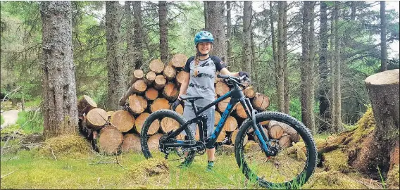  ??  ?? Nevis Range has just announced a deal to support local rider Mikayla Parton for the new season.