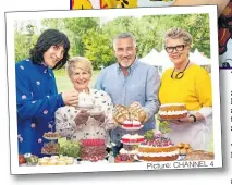  ?? Picture: CHANNEL 4 ?? TAKE OFF: Harriet launched her business after watching Bake Off, left