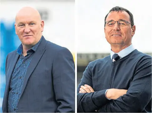  ?? ?? EXPECTATIO­NS: Jim Duffy, left, knows all about the demands that will be placed on new boss Gary Bowyer.