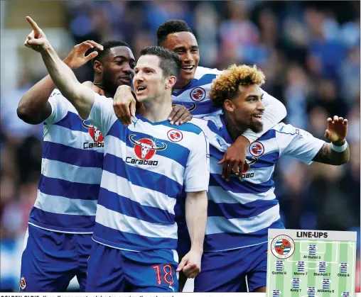  ?? PICTURES: Action Images ?? GOLDEN OLDIE: Yann Kermorgant celebrates scoring the only goal