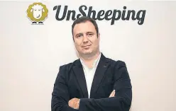  ??  ?? Javier Pons, creador de Unsheeping, ganó el Programa Futurisme al proyecto más innovador