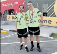  ?? ?? José Daniel Alfonso y Carlos Lozano, en Qatar.