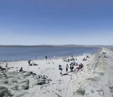  ??  ?? POPULAR: Visitor numbers at Gaddings Dam, Lumbutts, have rocketed in the past few years.