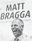  ?? Brett Coomer / Houston Chronicle ?? Matt Bragga begins his reign as Rice’s baseball coach in great spirits Thursday.