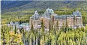  ?? DREAMSTIME ?? Fairmont Banff Springs Resort in Alberta.