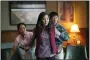  ?? ALLYSON RIGGS/A24FILMS VIA AP ?? This image released by A24 Films shows, from left, Stephanie Hsu, Michelle Yeoh and Ke Huy Quan in a scene from, “Everything Everywhere All At Once.”