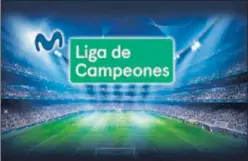  ??  ?? LOGO. La cabecera del nuevo canal Movistar Liga de Campeones.