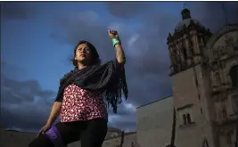  ?? MARIA ALFEREZ — THE ASSOCIATED PRESS ?? Abortion-rights activist Viridiana Bautista of the organizati­on Las Consejeras, poses for a portrait in Oaxaca, Mexico, on Wednesday. Bautista, 36, had an abortion almost 13years ago that led to serious medical complicati­ons. Due to her religious upbringing, Bautista said she initially felt guilty about her decision, but overcame that as she became engaged in abortion-rights activism.