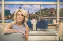  ?? CHAD BATKA/ THE NEW YORK TIMES ?? Former Fox News host Megyn Kelly says her daily NBC morning show, “Megyn Kelly Today,” which starts today, is one she was “born to do.”