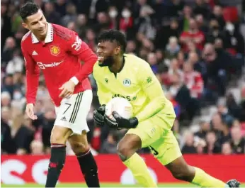  ?? ?? Cristiano Ronaldo ( left) will confront Francis Uzoho, again, when Super Eagles meet Portugal in an internatio­nal friendly in Lisbon… on November 17.