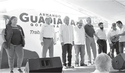  ?? ANA PONCE ?? Andrés Manuel López Obrador, de gira por Saltillo en apoyo a los diversos candidatos previo al 4 de junio.