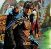  ?? [PHOTO BY WARNER BROS.] ?? Brenton Thwaites stars as Robin in DC’s live-action Titans series.