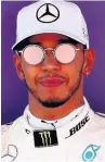  ??  ?? STRUGGLE Lewis Hamilton