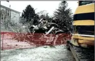  ?? Mid-hudson New Network photo ?? The house in which three students died in a fire was torn down shortly after the blaze was extinguish­ed because of the danger its instabilit­y posed to adjacent buildings.