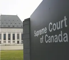  ?? ADRIAN WYLD / THE CANADIAN PRESS ?? The Supreme Court of Canada has said it won’t hear
an appeal from Webber Academy in Calgary.