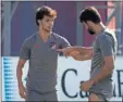  ??  ?? João Félix y Diego Costa.