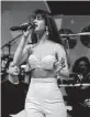  ?? File photo ?? Selena, shown in 1994, is among the performers who got their start in the clubs and dance halls around Texas.