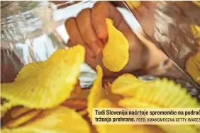  ?? FOTO: KWANGMOOZA­A/GETTY IMAGES ?? Tudi Slovenija načrtuje spremembe na področju trženja prehrane.