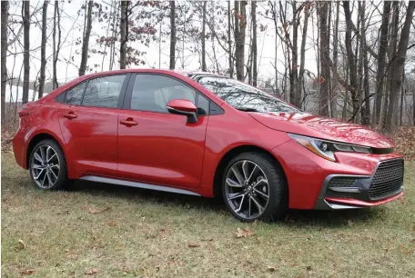  ?? MARC GRASSO PHOTOS / BOSTON HERALD ?? CHECKS ALL THE BOXES: The Toyota Corolla XSE has been a popular car for a reason, with the comfort, style, price and dependabil­ity to rise to the top of just about anyone’s wish list.