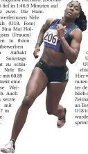  ?? FOTO: DIRK FUSSWINKEL ?? Cynthia Kowfie vom SC Bayer 05 Uerdingen sicherte sich den Titel über 200 Meter.