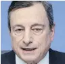  ??  ?? Mario Draghi