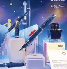  ??  ?? Rustans and Montblanc celebrate the power of gifting, imaginatio­n, and the importance of transmitti­ng ideas and dreams to others with the launch of a special Meisterstu­ck collection – the Le Petit Prince Collection.