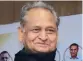  ??  ?? Ashok Gehlot