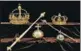  ?? ASSOCIATED PRESS ?? A collection of the Swedish crown jewels that were stolen from a cathedral on Tuesday.