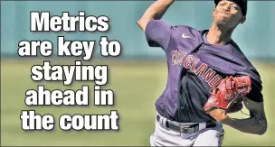  ?? AP ?? STAY ON GUARD: Guardians starting pitcher Triston McKenzie ranks No. 1 in batting average on balls in play (BABIP) with an unsustaina­ble .173 this season.