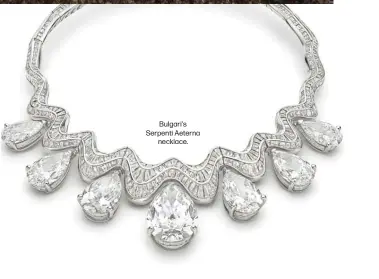  ?? ?? Bulgari's Serpenti Aeterna necklace.