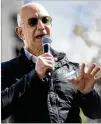  ?? NICK COTE/THE NEW YORK TIMES ?? Jeff Bezos, founder and chief executive of Amazon, revealed that he believed he was the victim of “extortion and blackmail” by the company behind The National Enquirer.