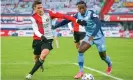  ?? Shuttersto­ck ?? Eljero Elia (right), in action for Utrecht against Feyenoord in 2020, says Ten Hag was like “your favourite teacher who cared deeply”. Photograph: Hollandse Hoogte/