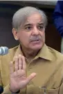  ??  ?? Shahbaz Sharif promises to ensure transparen­cy in the accountabi­lity process.