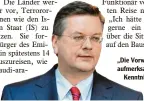  ?? Foto: dpa ?? „Die Vorwürfe nehmen wir sehr aufmerksam und besorgt zur Kenntnis.“DFB Präsident Reinhard Grindel.
