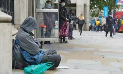  ?? Photograph: Thomas Krych/Sopa Images/Rex/ Shuttersto­ck ?? ‘The pandemic came along and proved that eradicatin­g street homelessne­ss can be done.’