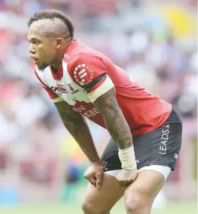  ?? Picture:Gallo Images ?? THIRD CHOICE. Lions flyhalf Elton Jantjies could be called upon again by Springbok coach Allister Coetzee amidst a No 10 crisis ahead of France’s three-Test tour in June.