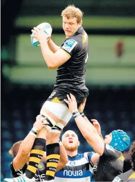  ?? Picture / Getty Images ?? Joe Launchbury has played the last 16 England tests and has become a crucial figure in the pack.